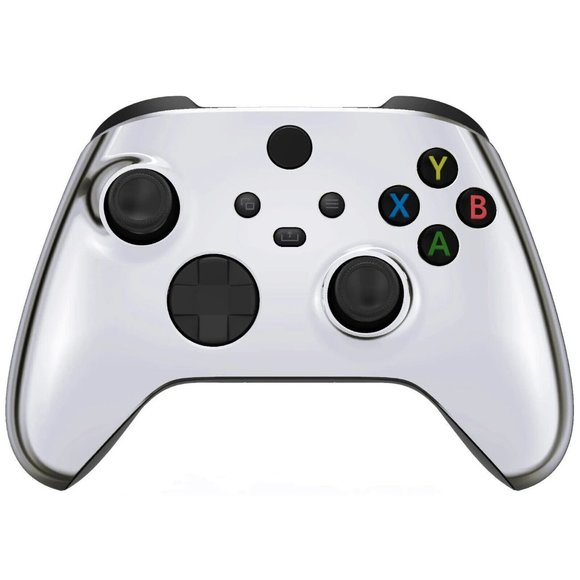 Custom Microsoft Xbox Series X / S Wireless Controller - Glossy Chrome Silver - Picture 1 of 6